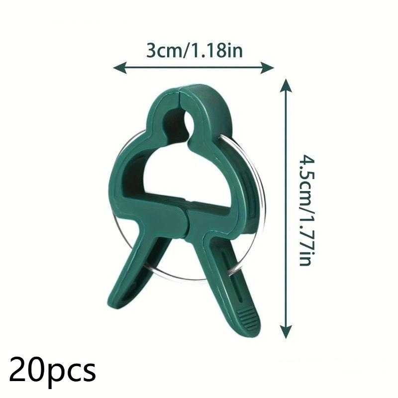 Plant Fixed Clips Reusable Garden Greenhouse Bracket Garden Plants Vine Climbing Clamp Flower Tomato Support Fastener S