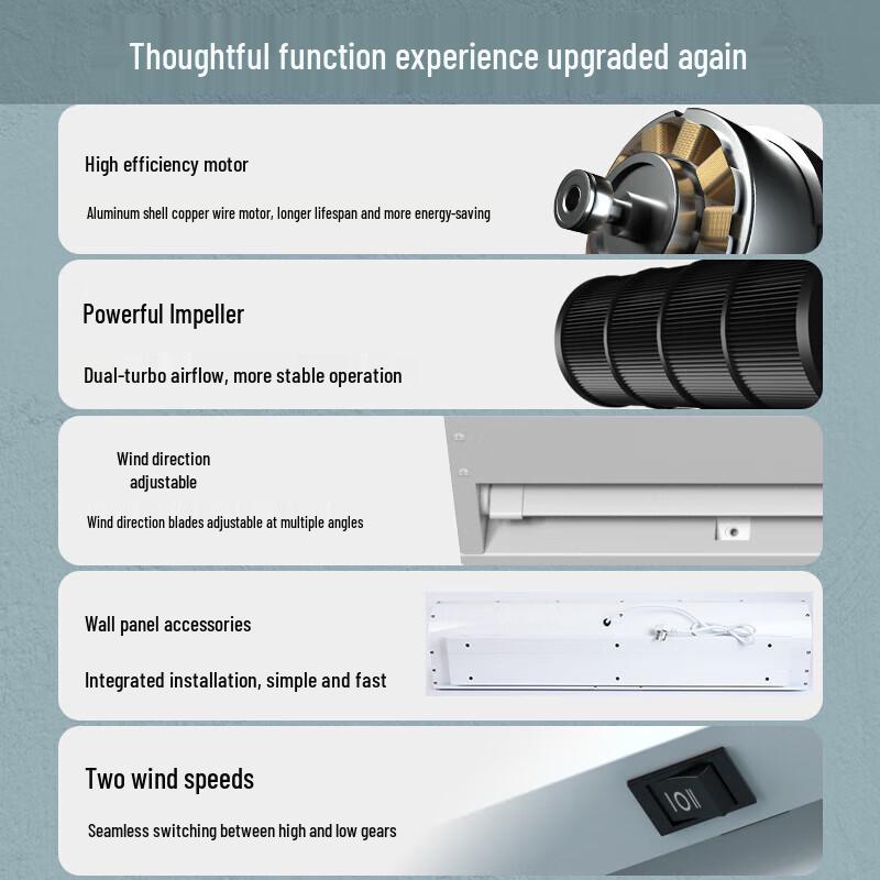 Nedfon Commercial Natural Flow Cross-flow Air Curtain