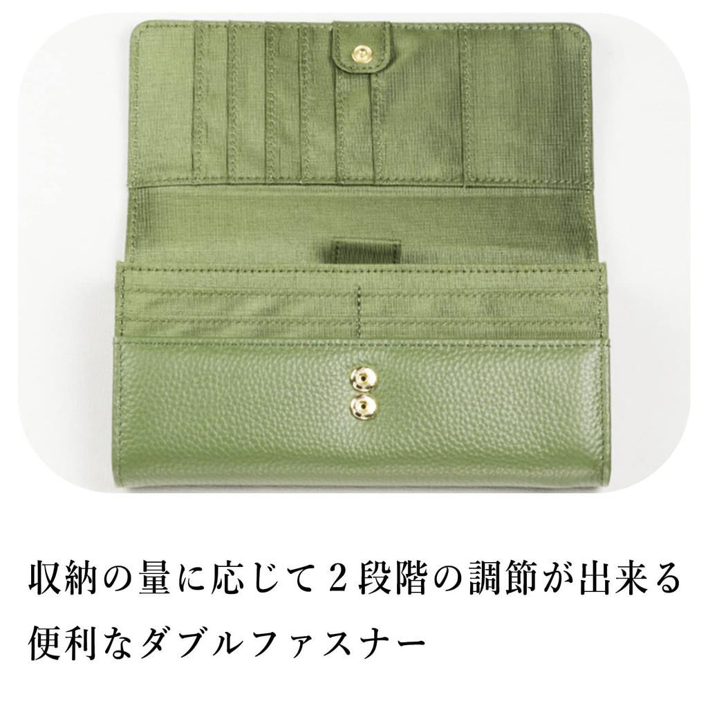 Toyooka Kobo Wallet for Men and Women, Separate Coin Purse, Long Wallet with Flap, Genuine Leather, Made in Japan, Black, 4197-01