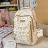 Schoolbag high-value backpack female Japanese ins sweet and cute cartoon print primary and secondary school students 3rd to 5th grade backpack