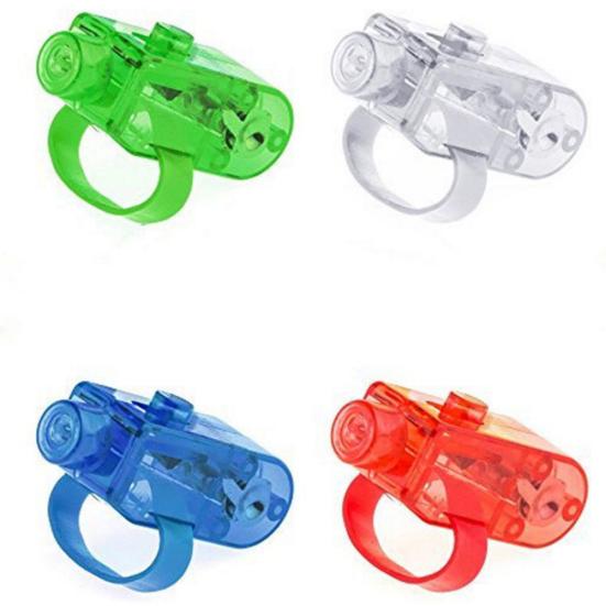 100Pcs Portable LED Flashing Finger Lights Lamp Concert Party Supplies Kids Toy