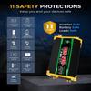 4000W DC 12V To AC 110V 220V Dual USB LCD Display Solar Inverters Portable Power Bank Car Converter Digital Power For Camping RV