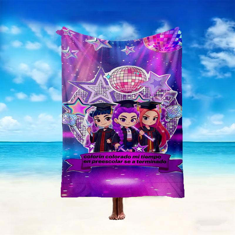 [Kpop Demon Hunters Blanket] Creative Blanket for Women Men Family Friend on Birthday Mothers Fathers Day Valentines Day