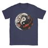 The Black Angel Tshirt Summer Casual Cotton Tee Oversized Streetwear Tops Vintage Graphic Print Loose Fit Short Sleeve