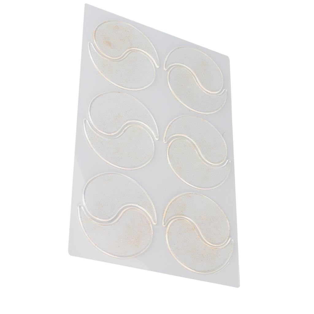 6 Pairs Silicone Eye Patches Prevent Wrinkle Reusable Overnight Lower Eye Pads for Home Beauty Salon