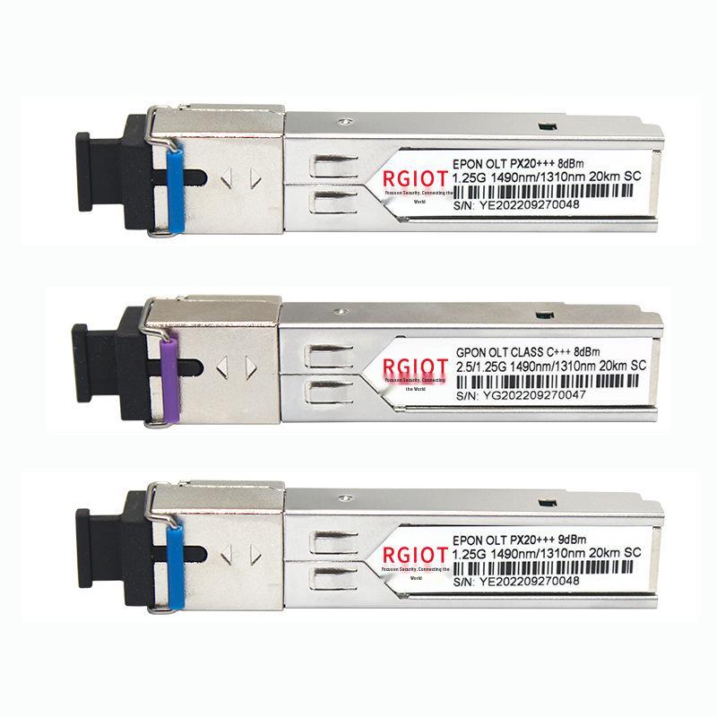 20KM Single-Mode Optical Module: EPON/GPON OLT SFP, SC Interface, Compatible with Gigabit Optical Control
