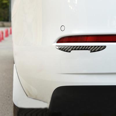 8 PIÈCES Bol de poignée de porte de voiture Protecteur anti-rayures Autocollants en fibre de carbone Bande de protection de rétroviseur pour accessoires de voiture