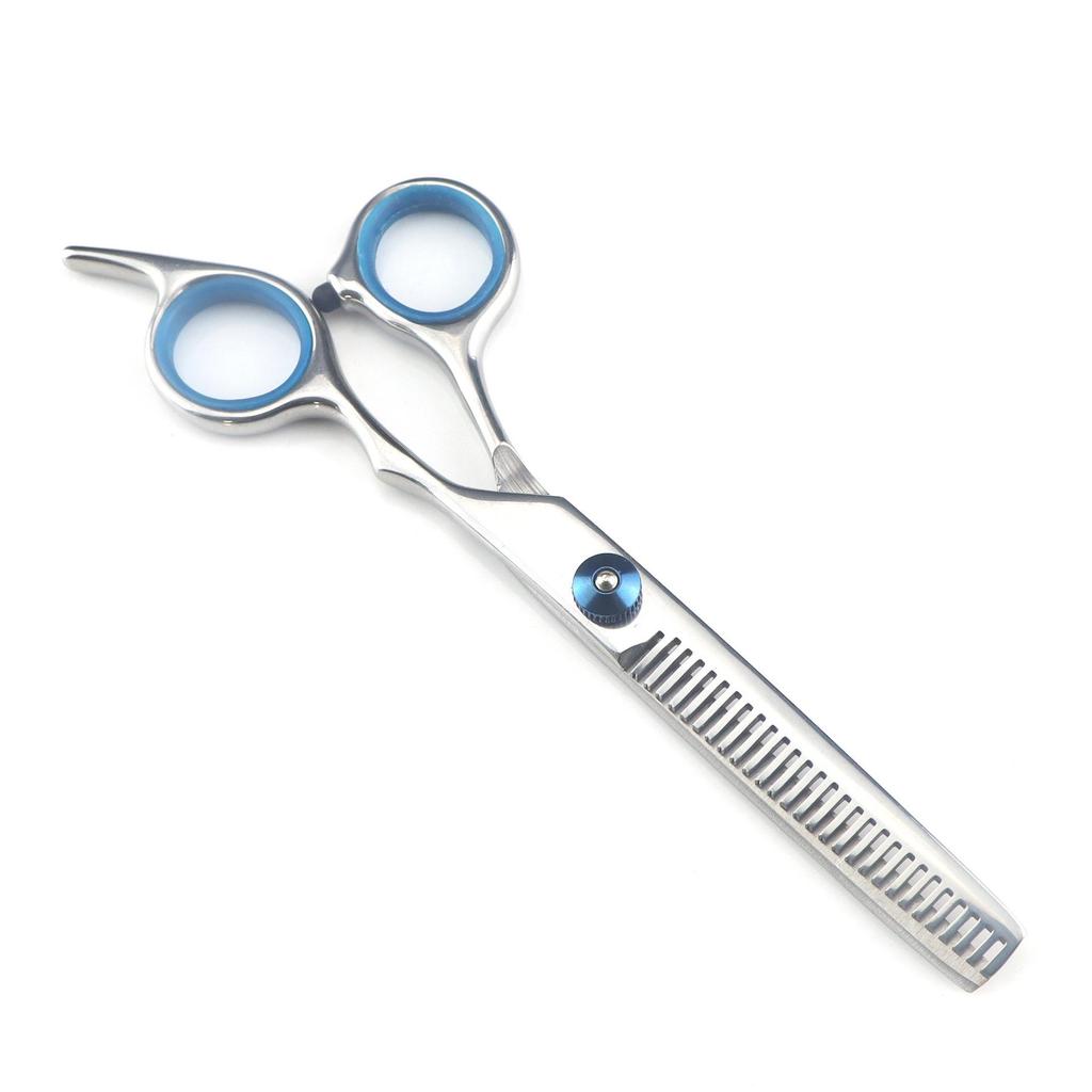 6.0-Inch Color Hairdressing Scissors Set: High Screw, Straight, Serrated, Thinning Scissors