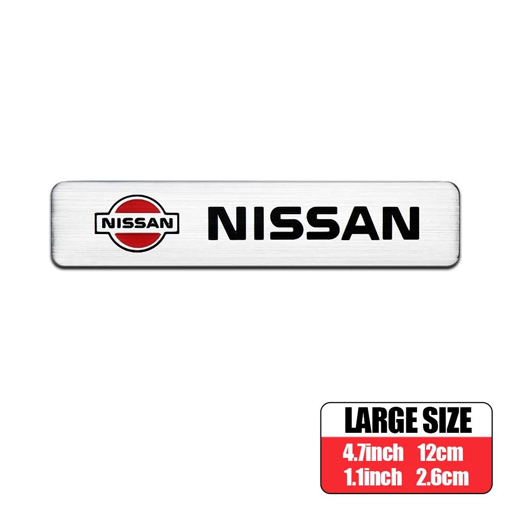 ABE4 Car Styling 3D Aluminum Alloy Body Side Fender Trunk Badge Sticker For Nissan GTR Nismo Terrano Versa Primera Livina Qashqai J11