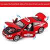 1/32 Scale BMW M6 Taxi Alloy Car Toy Diecast Metal Model Sound Light Pull Back Children Toy Home Decoration Ornaments Children Gift