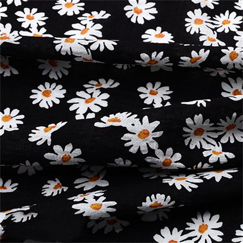 

Брюки из хлопчатобумажной ткани с темными ячейками, хлопковое платье, ткань Cheongsam с принтом, искусственная летняя тонкая ткань с защитой от комаров, хлопок и лен