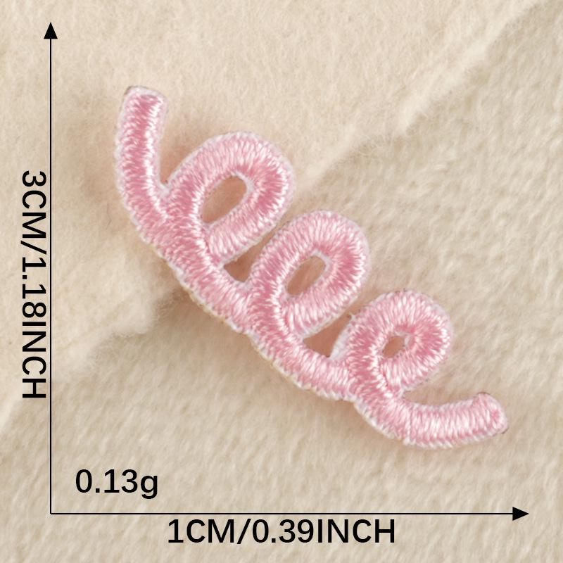 Original Cartoon Embroidery Patch: Korean Wappen Telephone Line Candle DIY Cloth Accessories Sticker