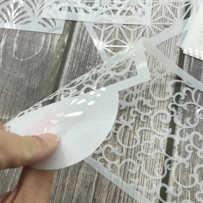 New Pattern Fondant Cake Mesh Stamps Stencils Embossing for Decorating Tool Plastic Spray Mold Wedding Suger Chocolate Painting