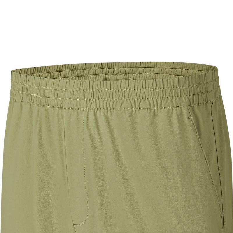 Skechers Solid Color Comfortable Straight Leg Casual Pants Men bottoms Khaki-Green P225M076-03YP