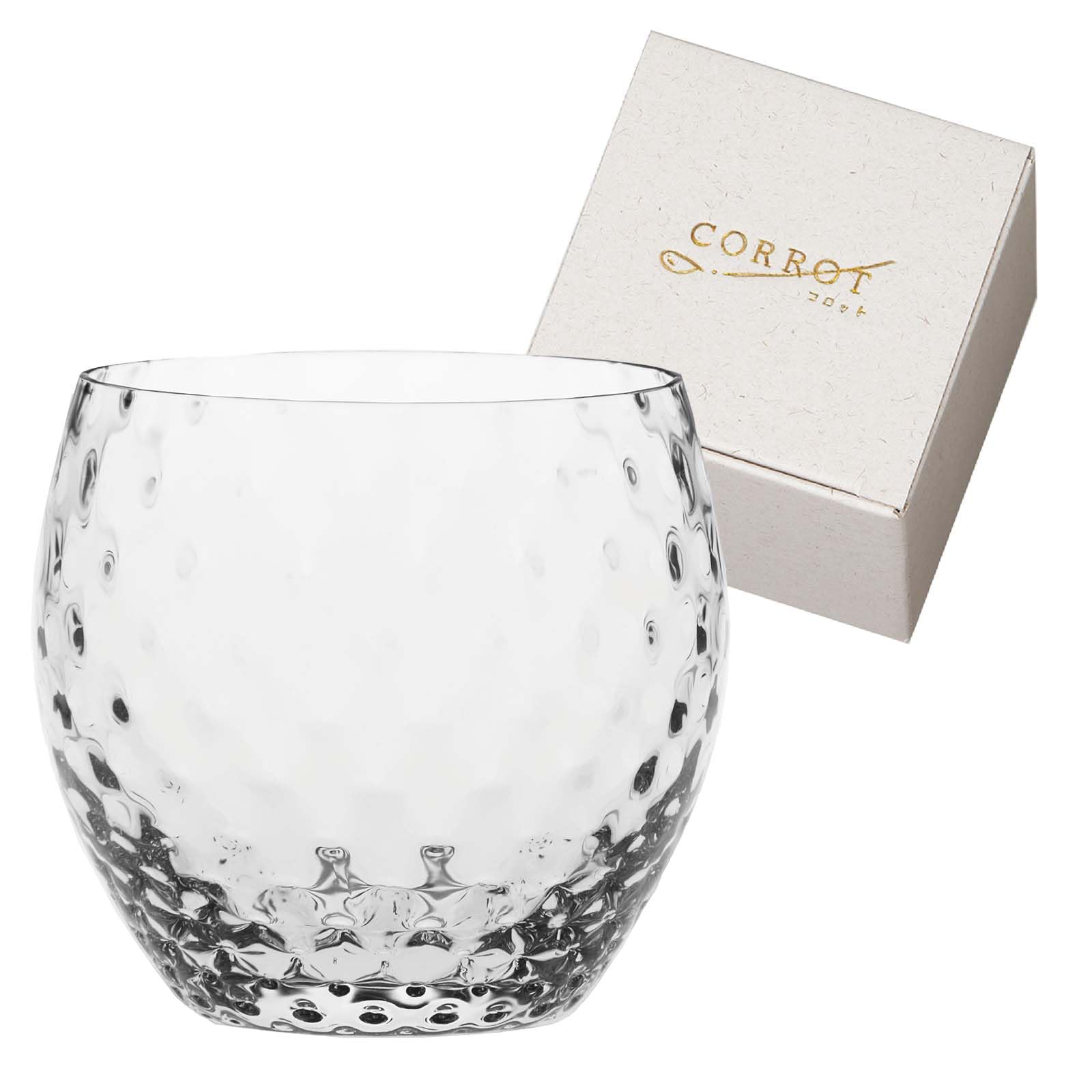 Toyo Sasaki Glass CORROT 10085 Made in Ami-me [Handmade Glass, Japan, 310ml]
