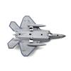 1:100 Scale United States F-22 Fighter Raptor Model & Display Stand Collection Gift F22 Alloy Model Plane Mini Home Decoration