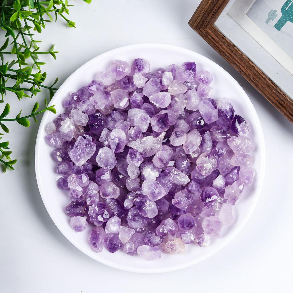 Natural crystal stone, raw stone, fragrance stone, aromatherapy stone, pink white yellow crystal raw material, home and office ornaments