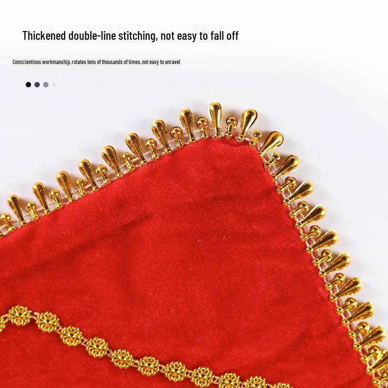 Children's 9-Inch Octagonal Dance Handkerchiefs - Yangge and Twirling Scarves for Performers