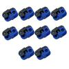 10pack Nylon Cord Locks Versatiles String Locks Fashionable Red Cord Stoppers for Clothing and Pants