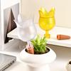 Water Dripper Tulip Flower Design Self Watering Spike Automatic Drip Irrigation System Watering Device Home Garden Irrigation Tool