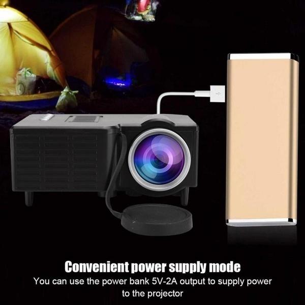 Buy 1080P/720P HD LED Projector Mini Home Theater Cinema USB VGA AV ...