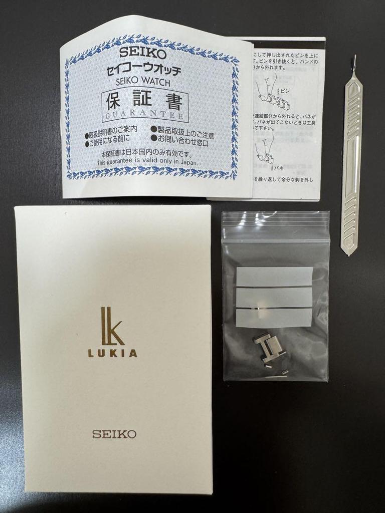 [USED] SEIKO LUKIA Watch SSQW059 Solar Radio Wave Titanium 10 ATM