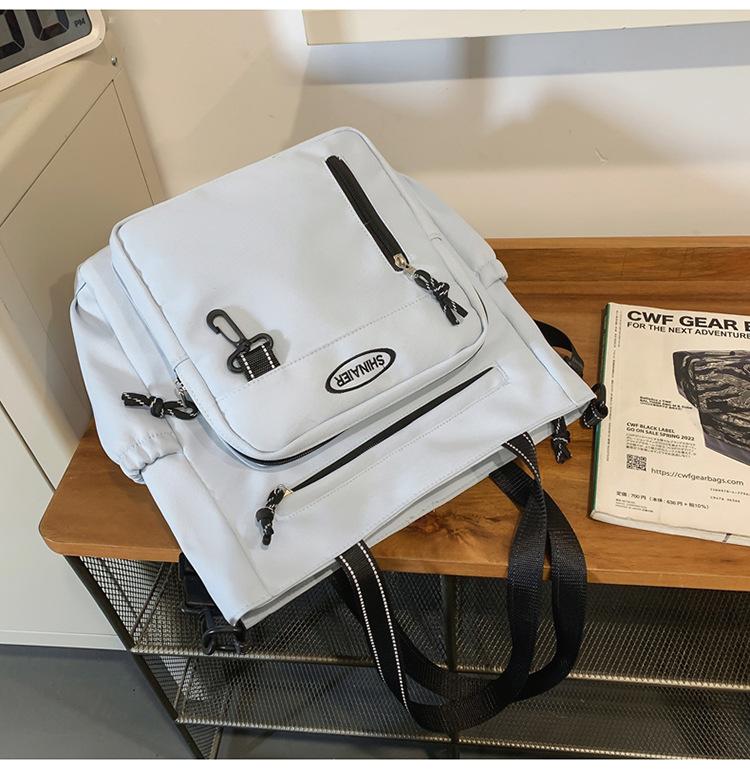 College Messenger Bag Studentische Umhängetasche für den Unterricht Große Kapazität Tragetasche