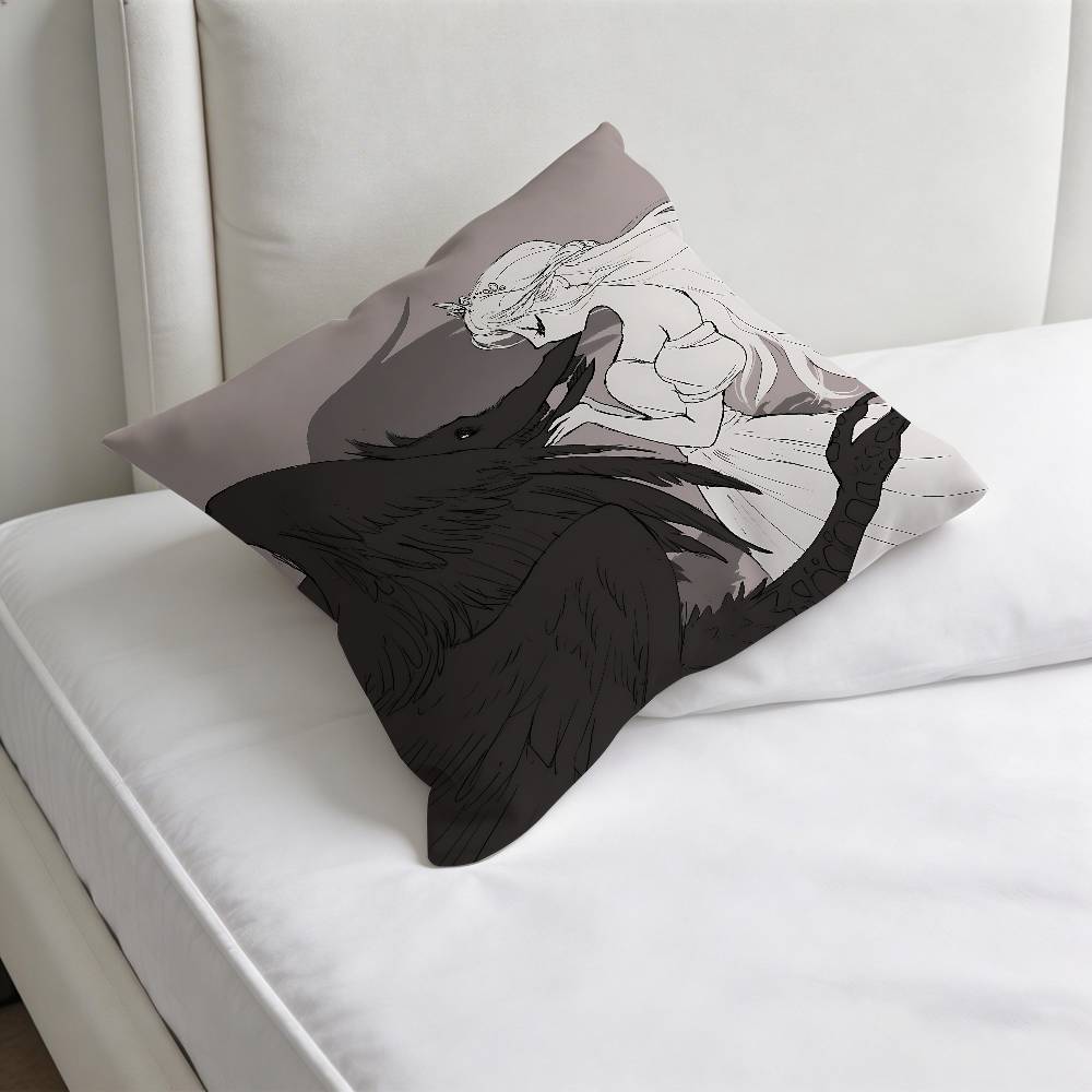 SSlay The PPrincess Game Decorative Square Pillow Cover Modern Cushion Case for Living Room Bedroom