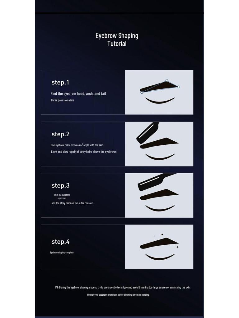 Kratzfester Augenbrauen- und Gesichtsbehaarungstrimmer für Herren: Anfängerfreundlicher Rasierer mit Mikronetz für sichere Haarentfernung