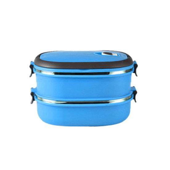 1/2/3 Layer Rectangle Stainless Steel Thermal Lunch Box Food Storage Container