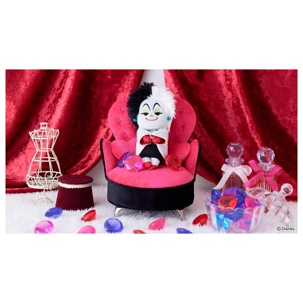Disney Character Chokkorisan Cruella Plush Toy Height Approx. 12cm