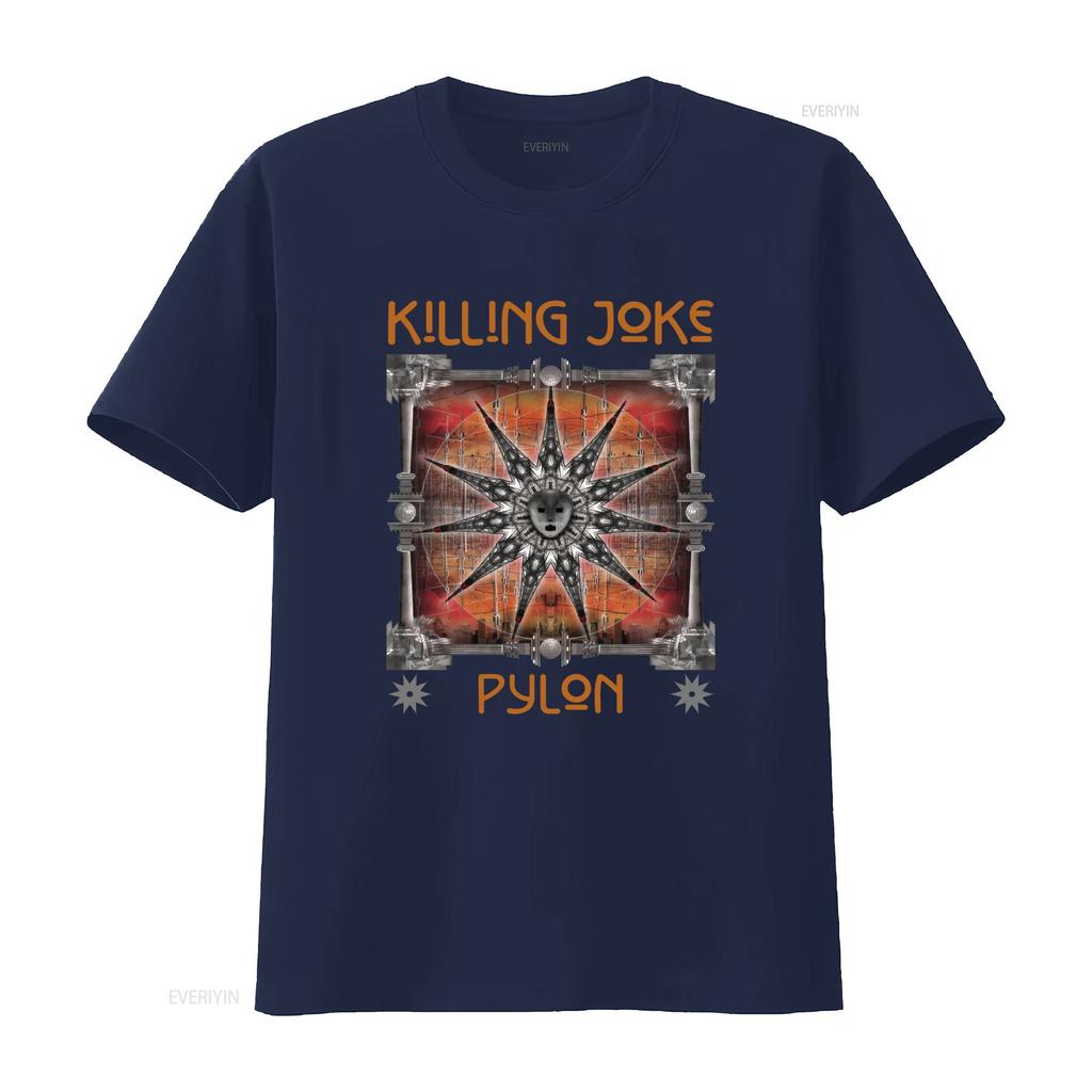 Killing Joke Pylon Rockový Koncert Vintage Design Tričko Unikátní Merch Kapely pro Hudební Fanoušky vintage Vyprané Univerzální