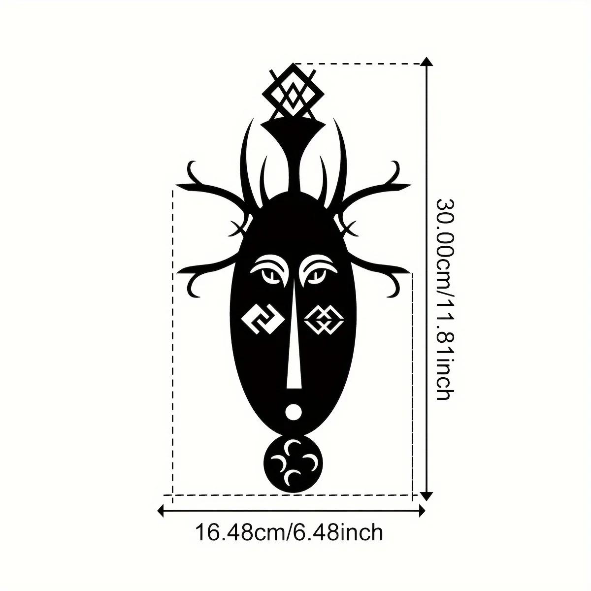 

Креативные маски из железа — уникальный декор для интерьера и улицы, идеально подходит для гостиной, спальни и украшения стен на улице светло-серый