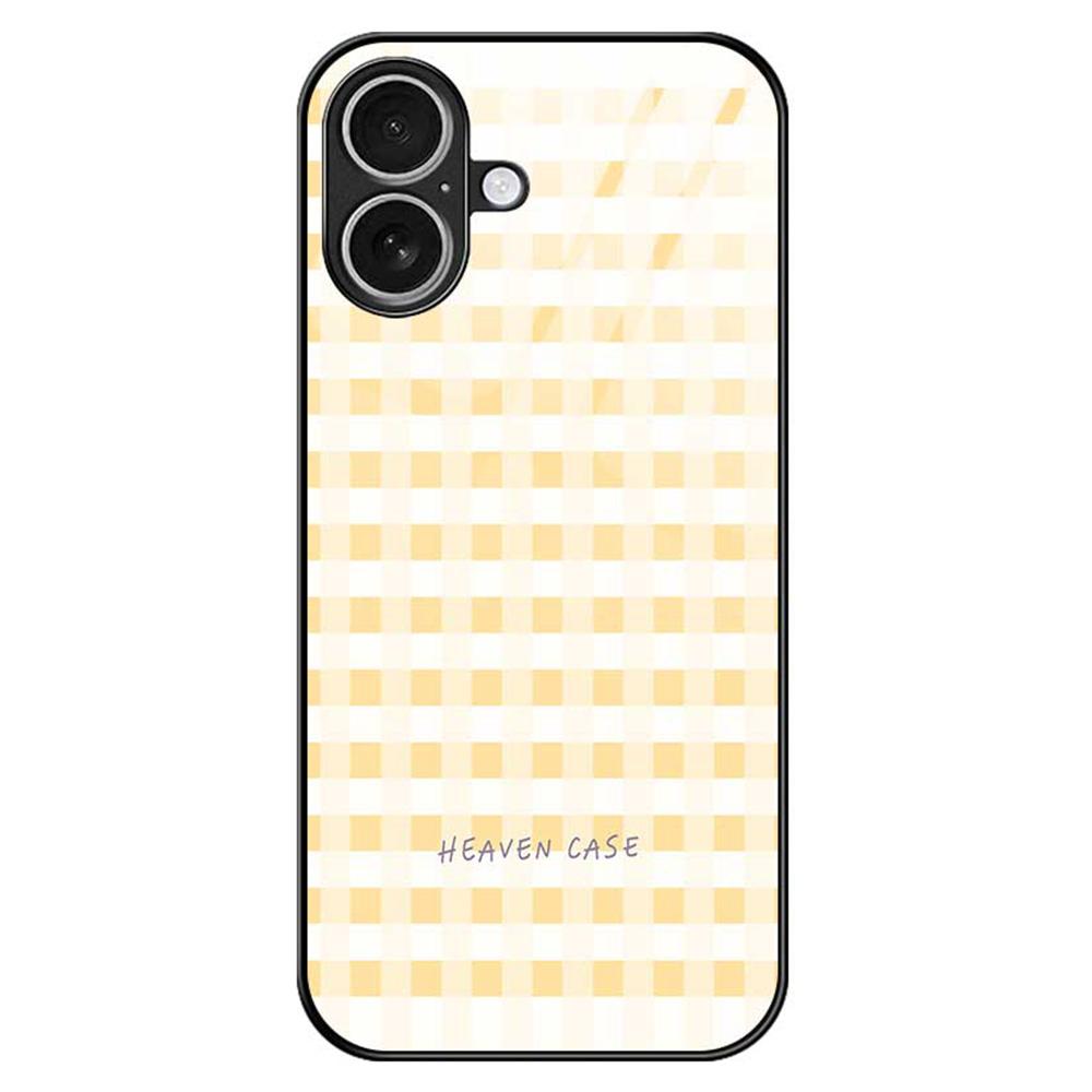 For iPhone 17 Case TPU PC Tempered Glass Pattern Printing Anti Drop Phone Back Cover