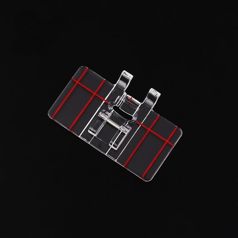 Kunststoff Parallelstich Nähfuß Nähmaschinenzubehör für Janome SINGER JUKI Brother Haushalts-Elektrik