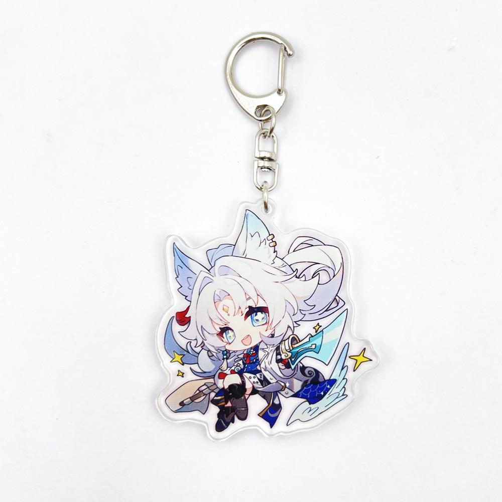 Gioco Honkai Star Rail Feixiao Boothill Jiao qiu 7 Marzo Portachiavi Cosplay Ciondolo Acrilico Portachiavi Portachiavi Accessorio Borsa Oggetto di Scena