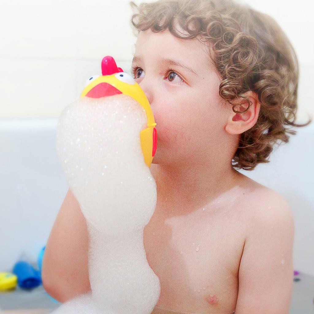 Bubble Machine Baby Bath Toy Creative Bubble Interactive Bubble Maker