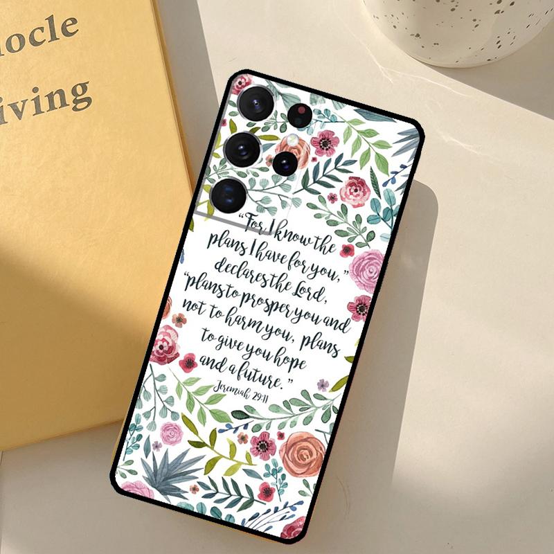 Jesus Bible Christian Religious Phone Case For Samsung Galaxy S25 Ultra S20 S21 S22 S23 S24 S9 S10 Plus S25 FE Cover Shell