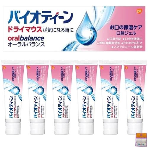 [Set of 6] Bioteen Oral Balance Oral Gel, 42g X 6, Moisturizing Care for Dry Mouth and Bad Breath, Includes a Gift