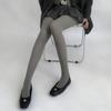 Smoky Grey Hue Tights Women Fashion JK White Silk Matte Finish Comfortable Velvet Bottoming Stockings Soft Nylon Pantyhose