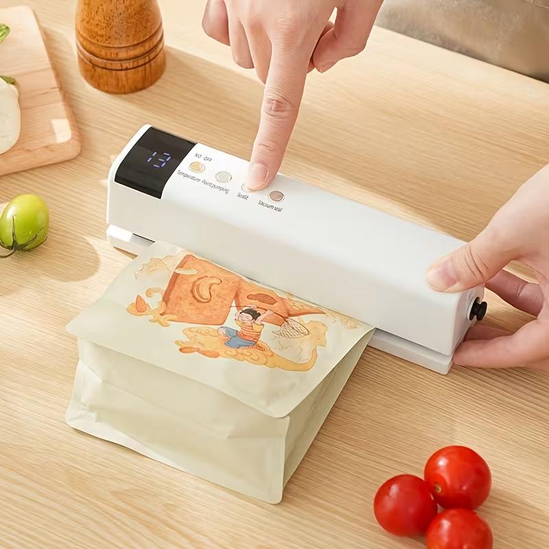 Multi Functional Automatic Food Vacuum Sealing Machine, USB Charging Wireless Vacuum Packaging Machine, and Can Also Inflate Air