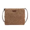 Summer simple big bag women's 2025 new fashion women's bag casual shoulder bag versatile messenger straw bag
