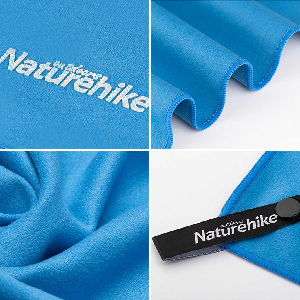 Naturehike Compact Quick Dry Sports Bath Gym Face Swimming Towel for Outdoor Swimming Fitness Camping Travel Home Use (Purple, Towel)