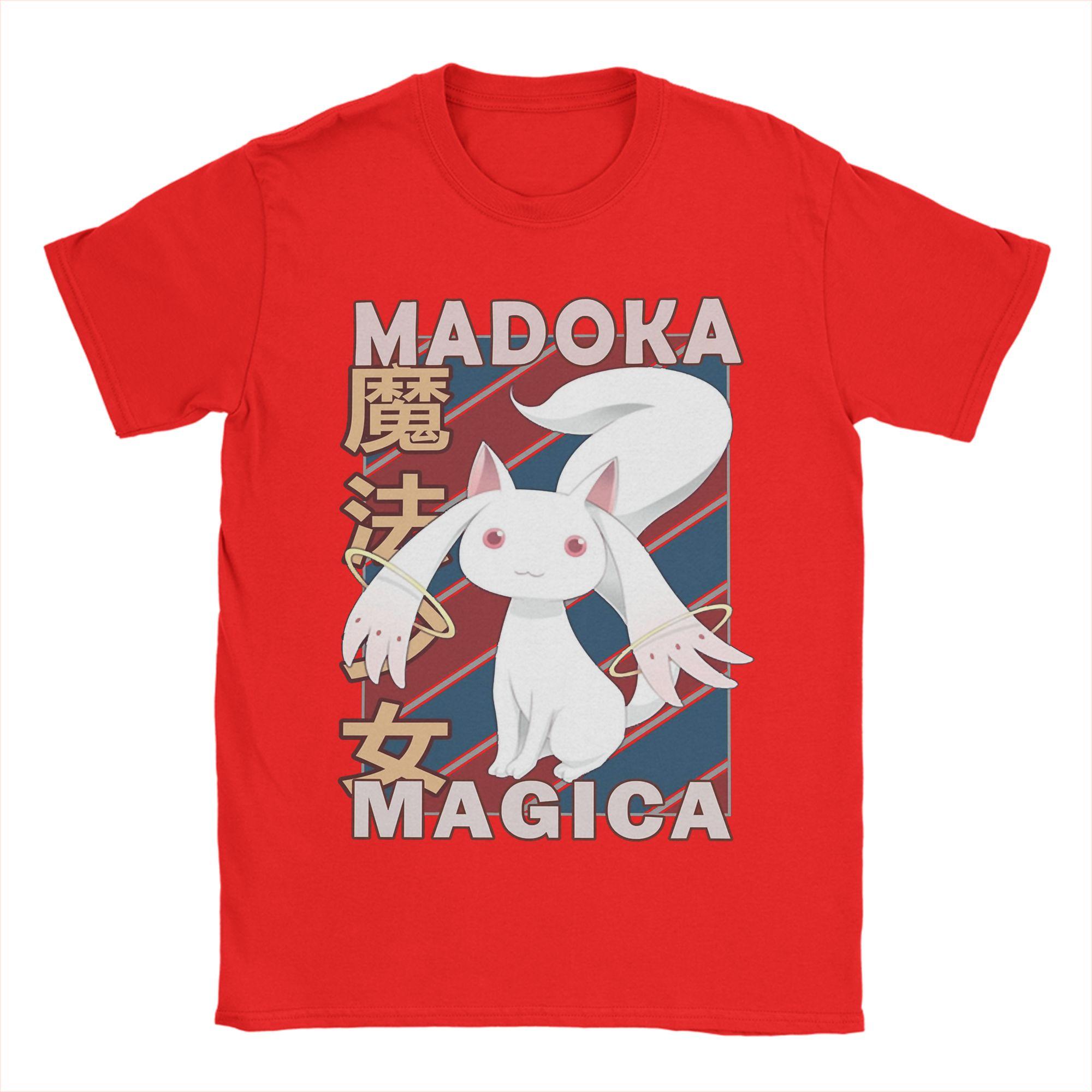 

Unisex TShirts Kyuubey Crazy Cotton Tees Short Sleeve Madoka Magica Anime T Shirt Crew Neck Clothing Gift Idea S