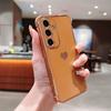 Suitable for Samsung S25ULTRA Side Electroplating Love Mobile Phone Case A14 Silicone All Inclusive A54 Protective Case