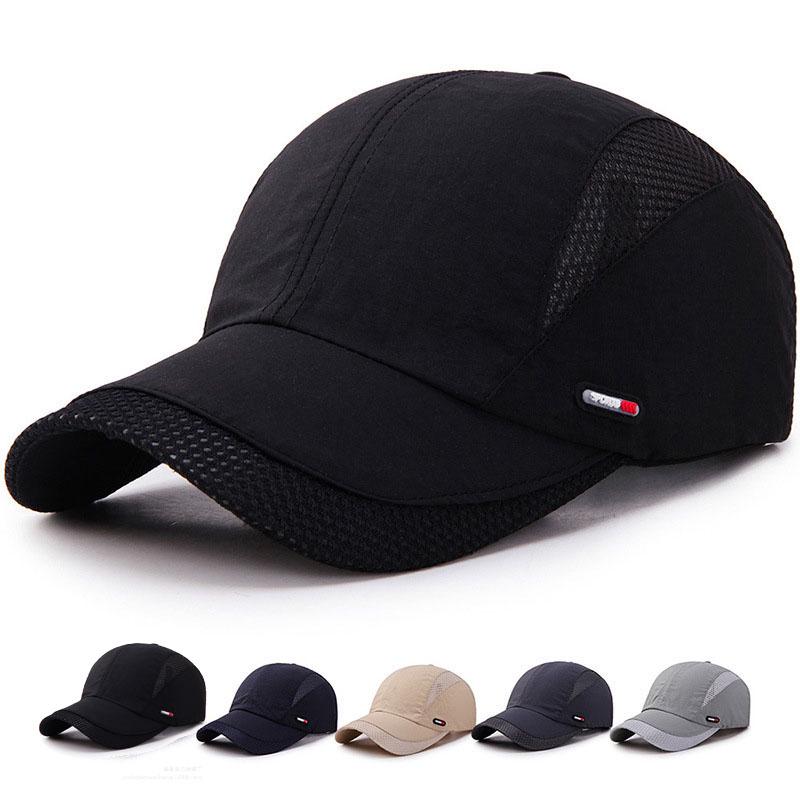 Buy Women Men Hat Curved Sun Visor Light Board Letter Mesh Baseball Cap
