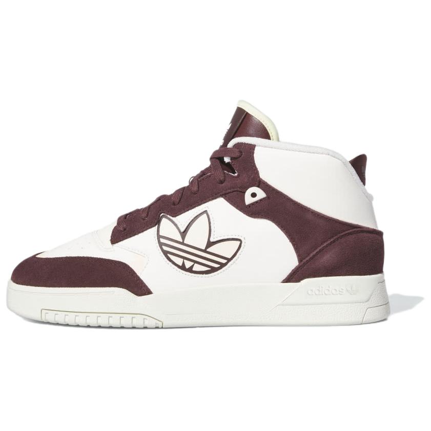 Adidas Originals Drop Step XL 2.0 Comfortable Versatile Non-Slip Durable Mid-Top Skate Shoes Unisex Sneakers White IH2165
