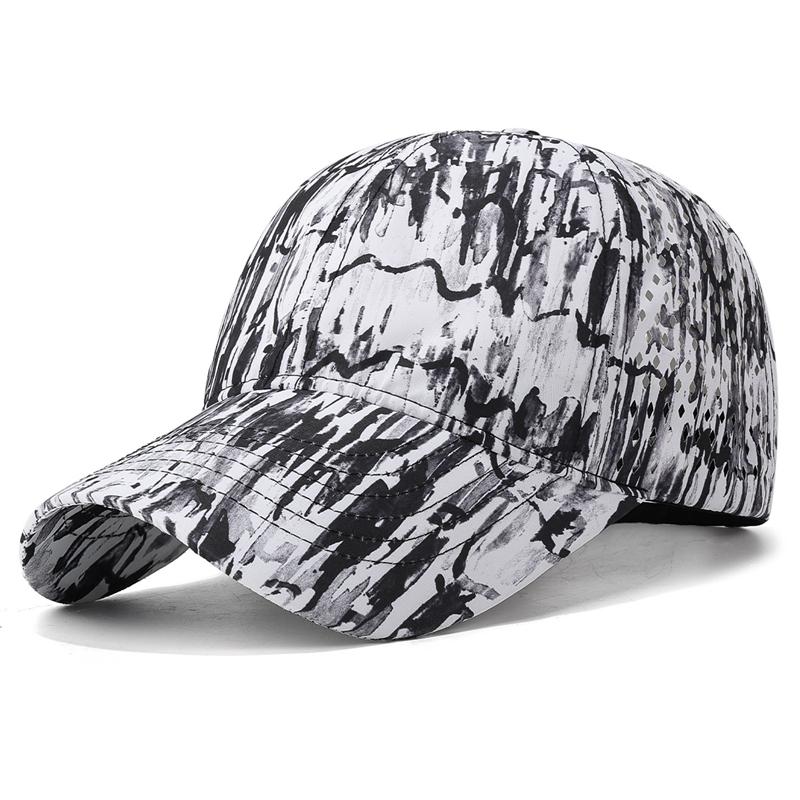 Pattern Retro Baseball Cap Unisex Sunshade Outdoor Cap
