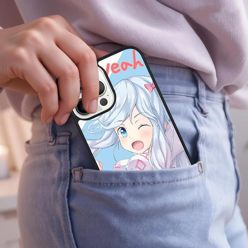 Cute Girl Izumi Sagiri Phone Case For iPhone 17 Air 15 16e 14 13 Pro Max Coque 12 11 Pro Max PLUS Cover