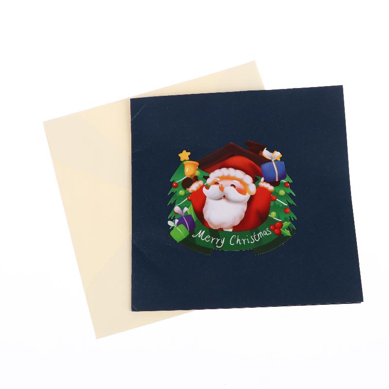 Christmas 3D Santa Claus Decorative Card | Perfect For Festive Occasions | Great Gift For Parents, Siblings, Teachers Classmates